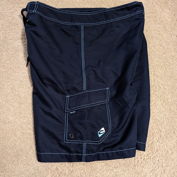 Men's blue Ripcurl swim shorts - Picture 6 of 6